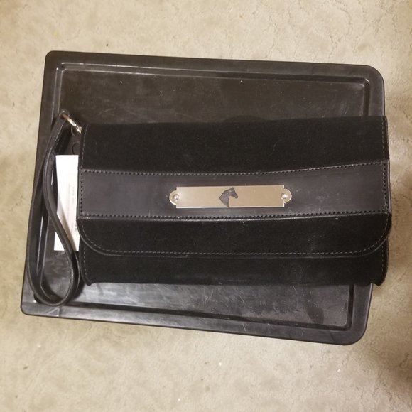 RebeccaRay Design wristlet suede purse - Picture 1 of 4